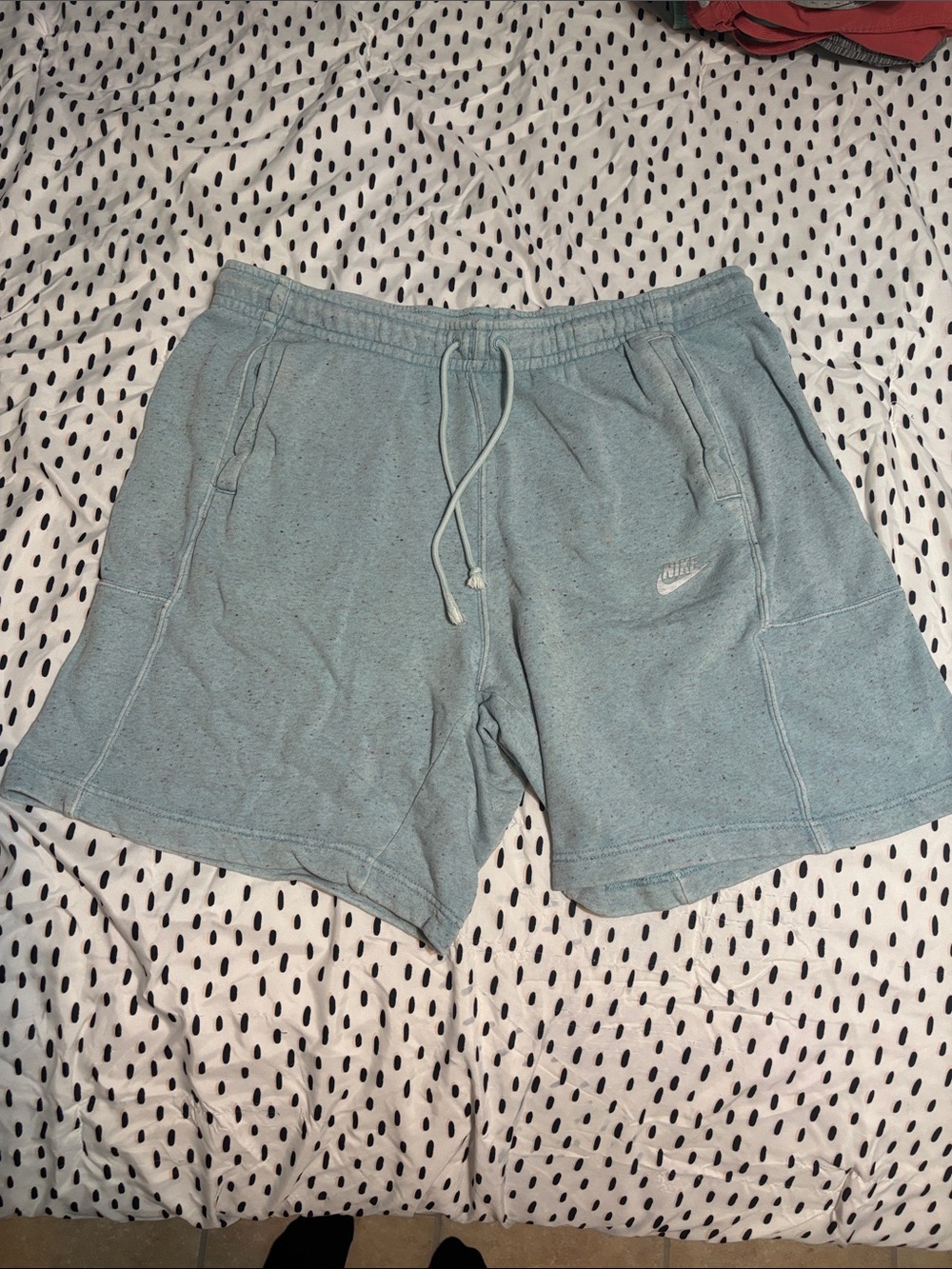 Nike Men's Pale Blue Terry Athletic Shorts XL